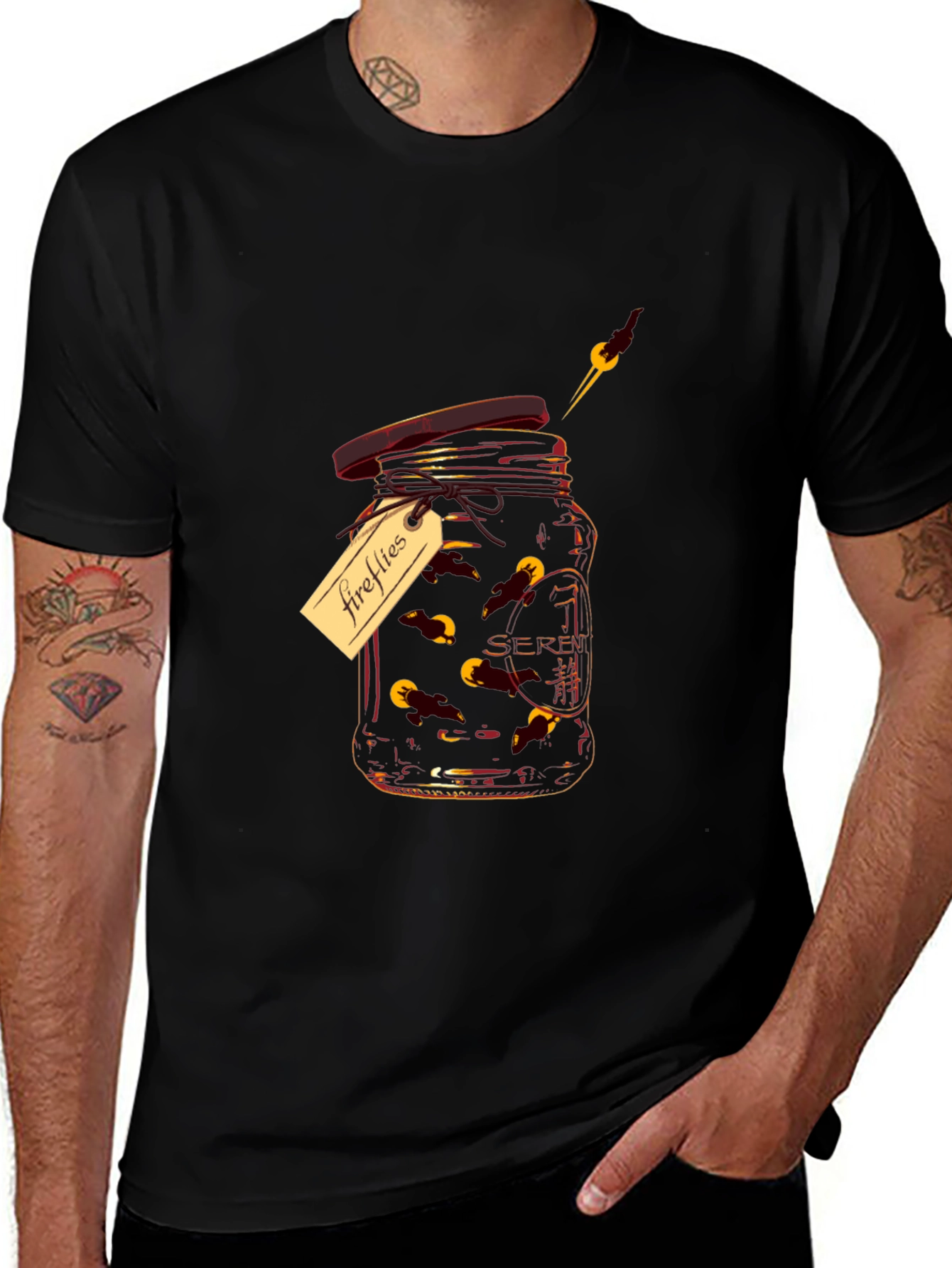 Fireflies in a Jar Graphic T-Shirt