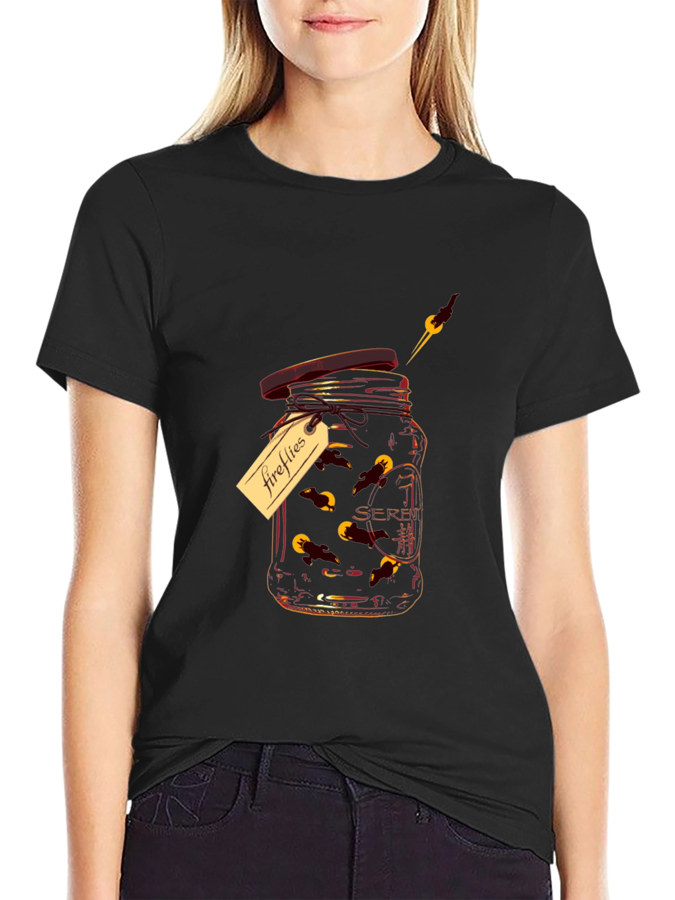 Fireflies in a Jar Graphic T-Shirt