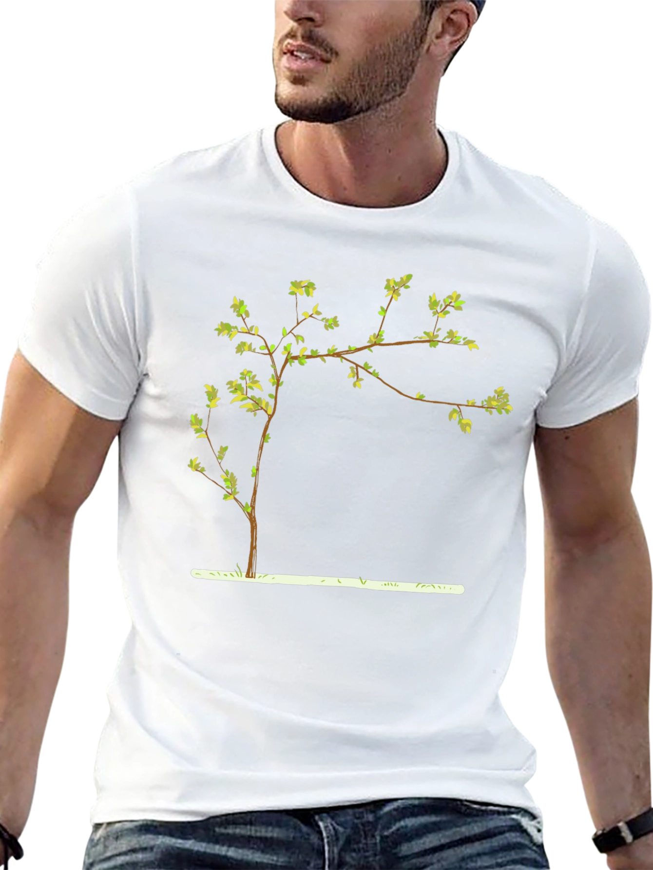 Arboreal Tee: Black Tree Graphic T-Shirt