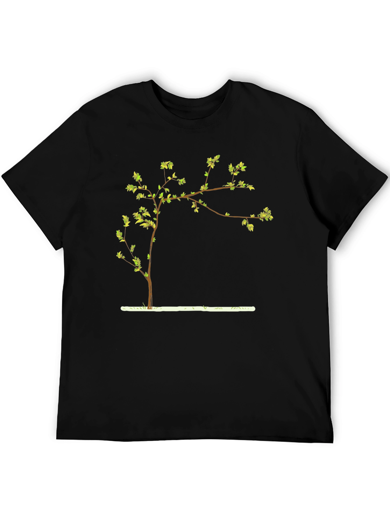Arboreal Tee: Black Tree Graphic T-Shirt