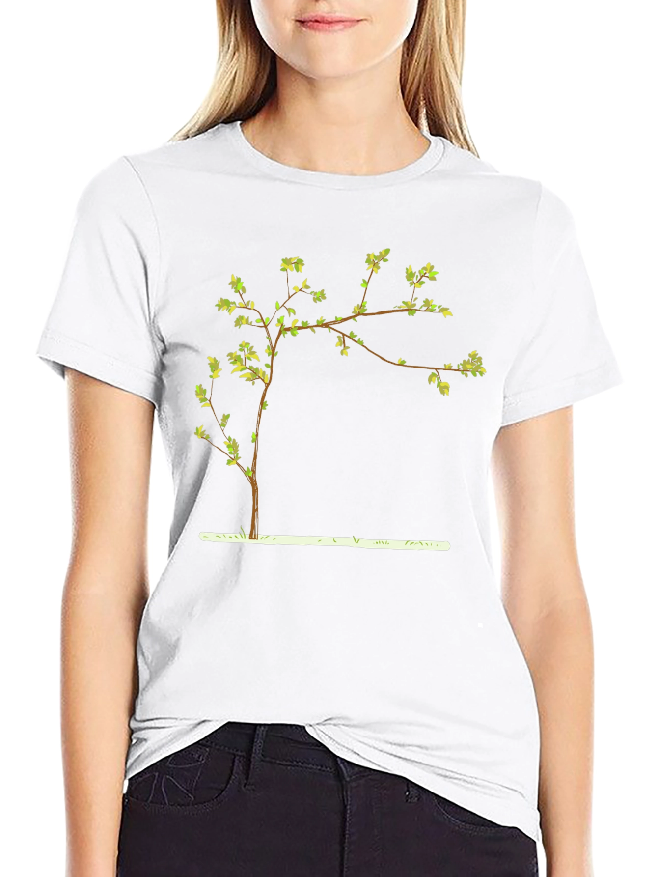 Arboreal Tee: Black Tree Graphic T-Shirt