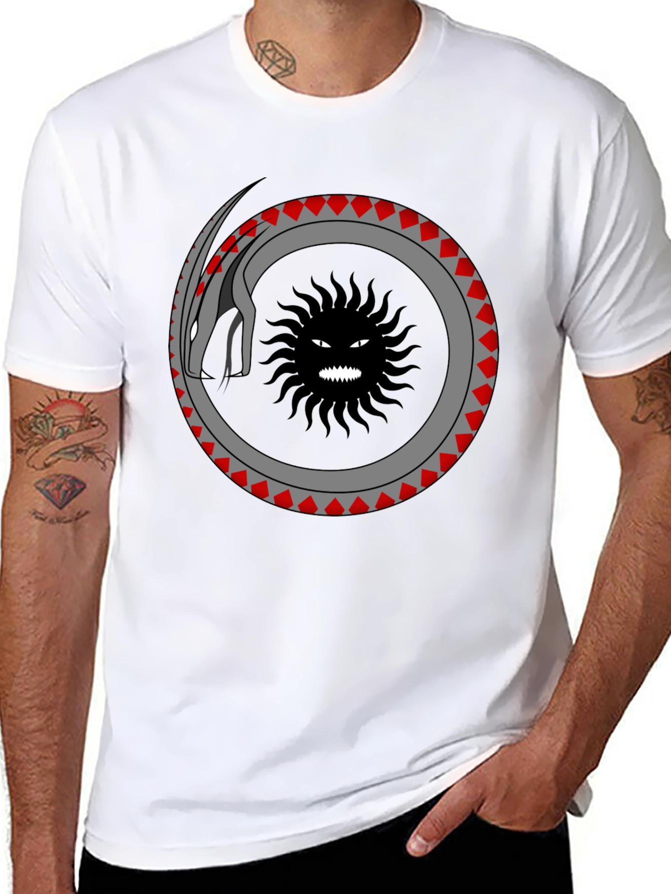 Ouroboros Sun Graphic Tee