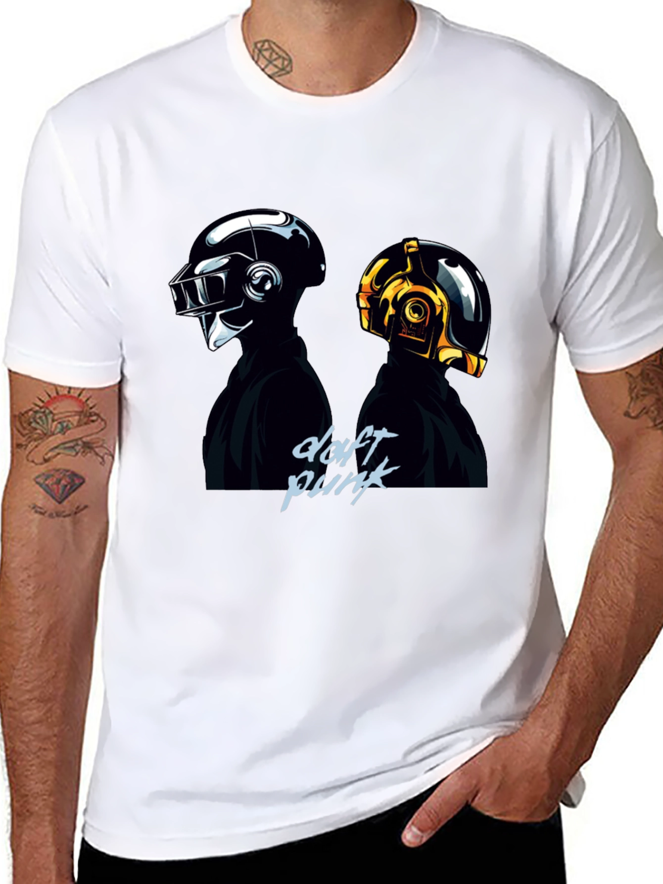 Daft Punk Graphic Black T-Shirt