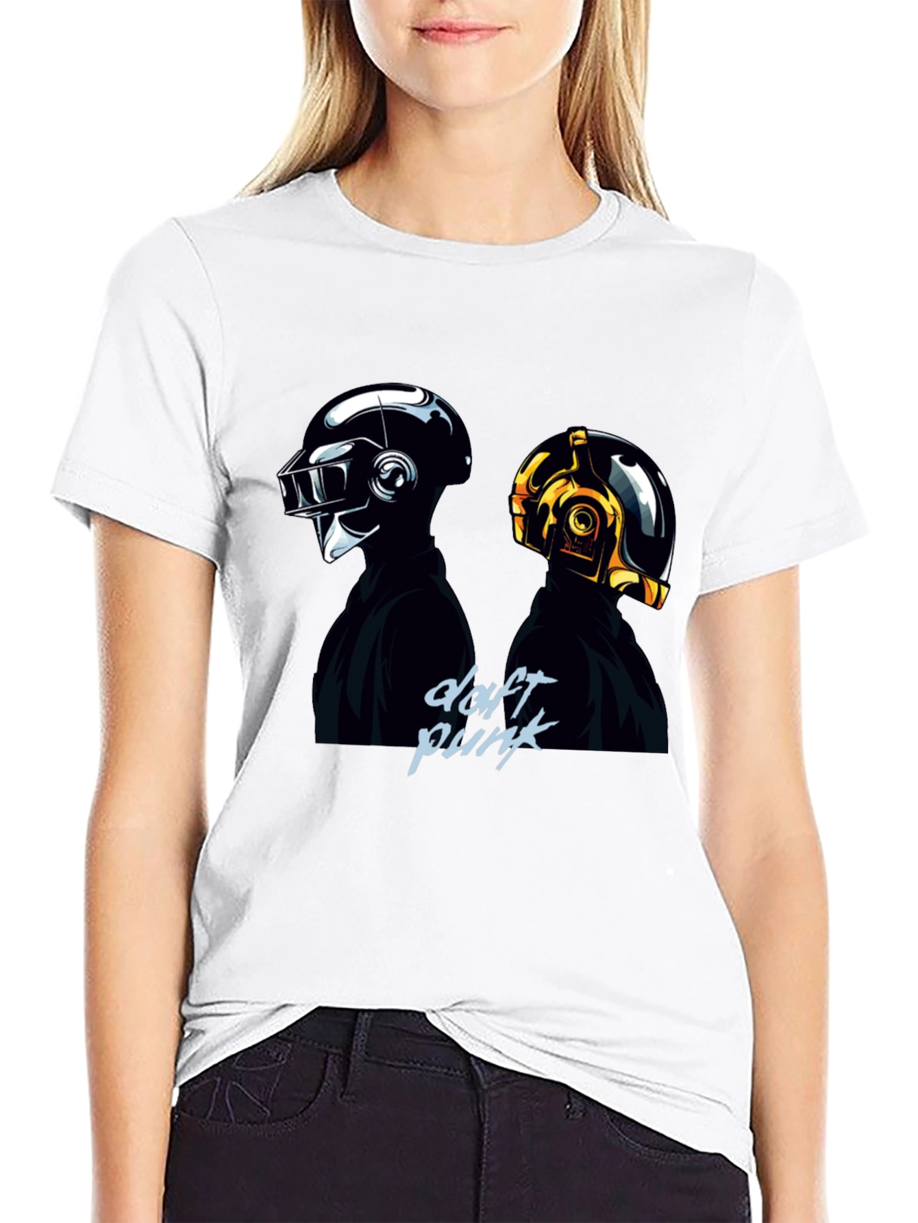 Daft Punk Graphic Black T-Shirt