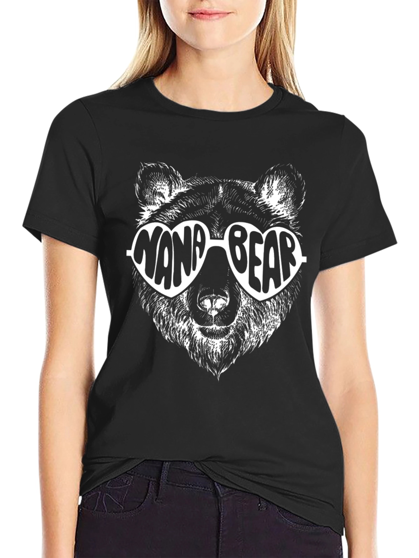Nana Bear T-Shirt - Cool Bear Sunglasses Tee
