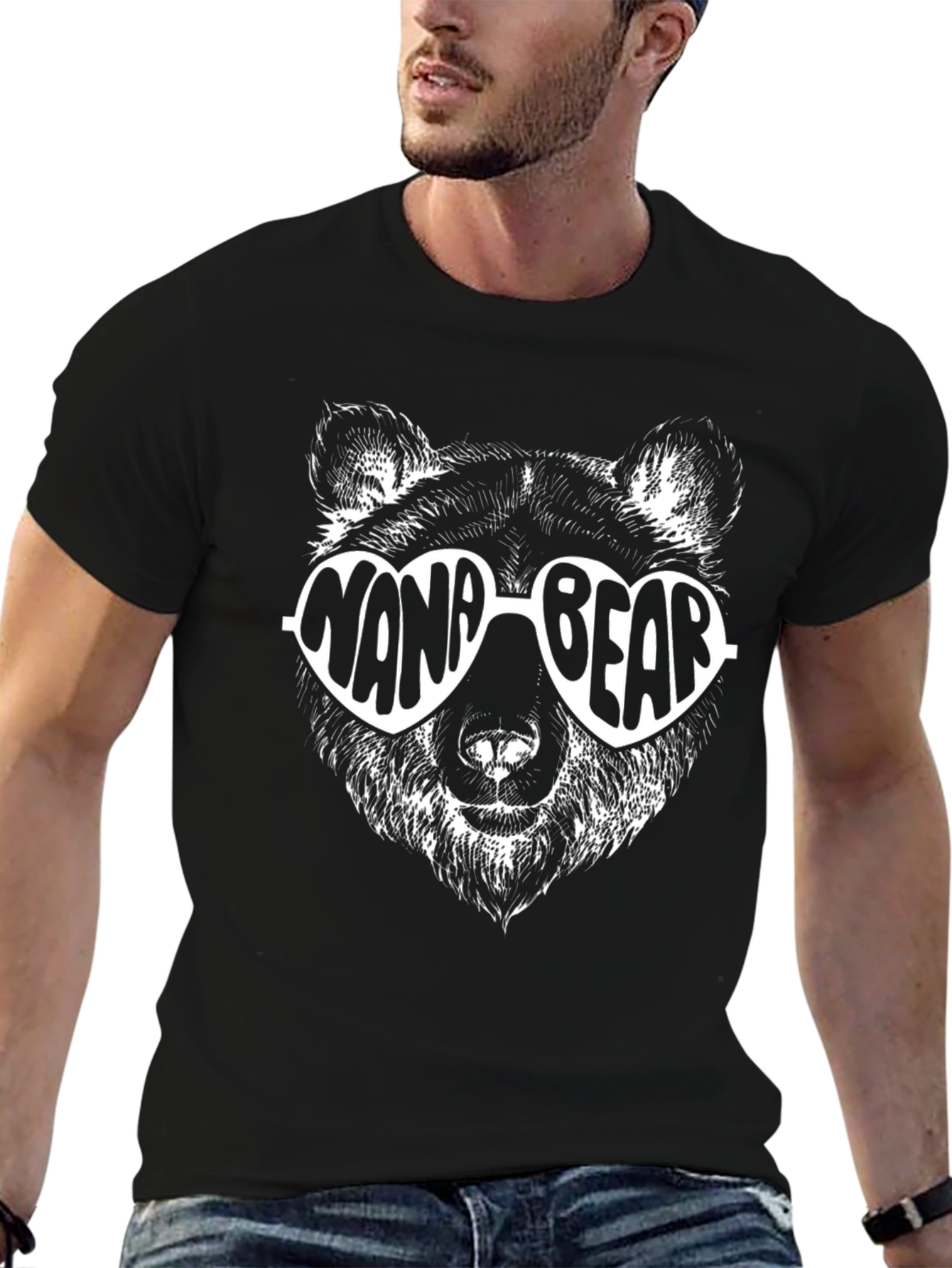 Nana Bear T-Shirt - Cool Bear Sunglasses Tee