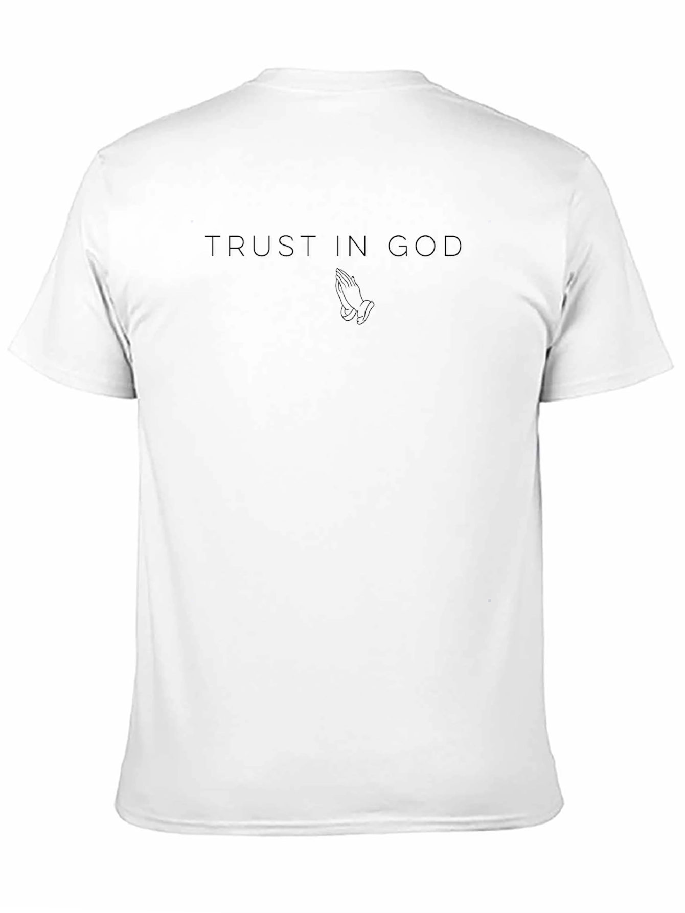 Trust in God Black Graphic T-Shirt