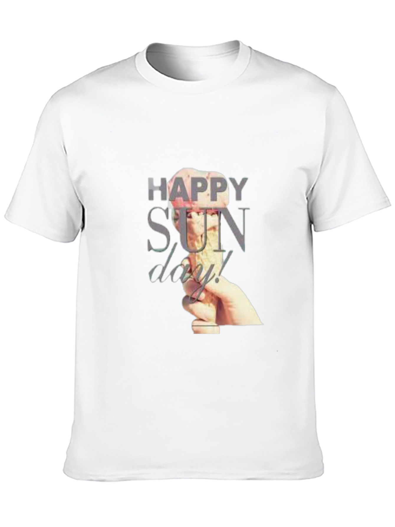 Happy Sunday Graphic T-Shirt - Black