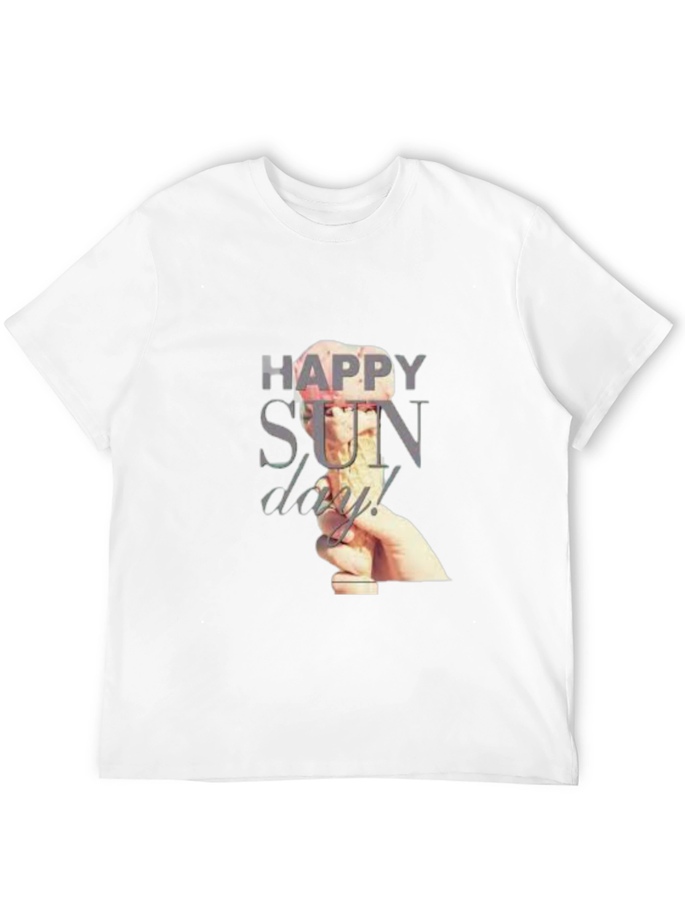 Happy Sunday Graphic T-Shirt - Black