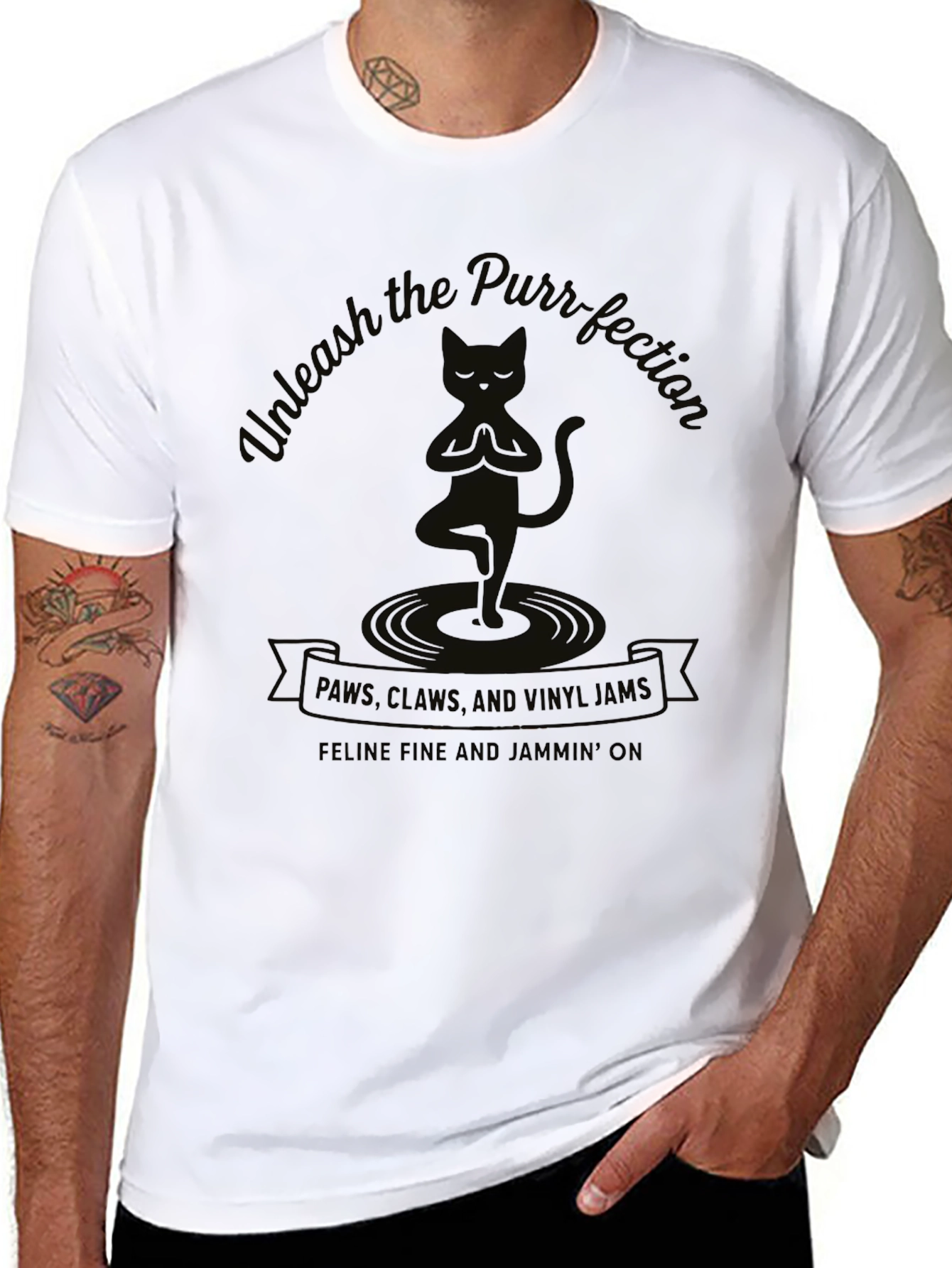 Unleash the Purr-fection T-Shirt - Feline Fine Tee