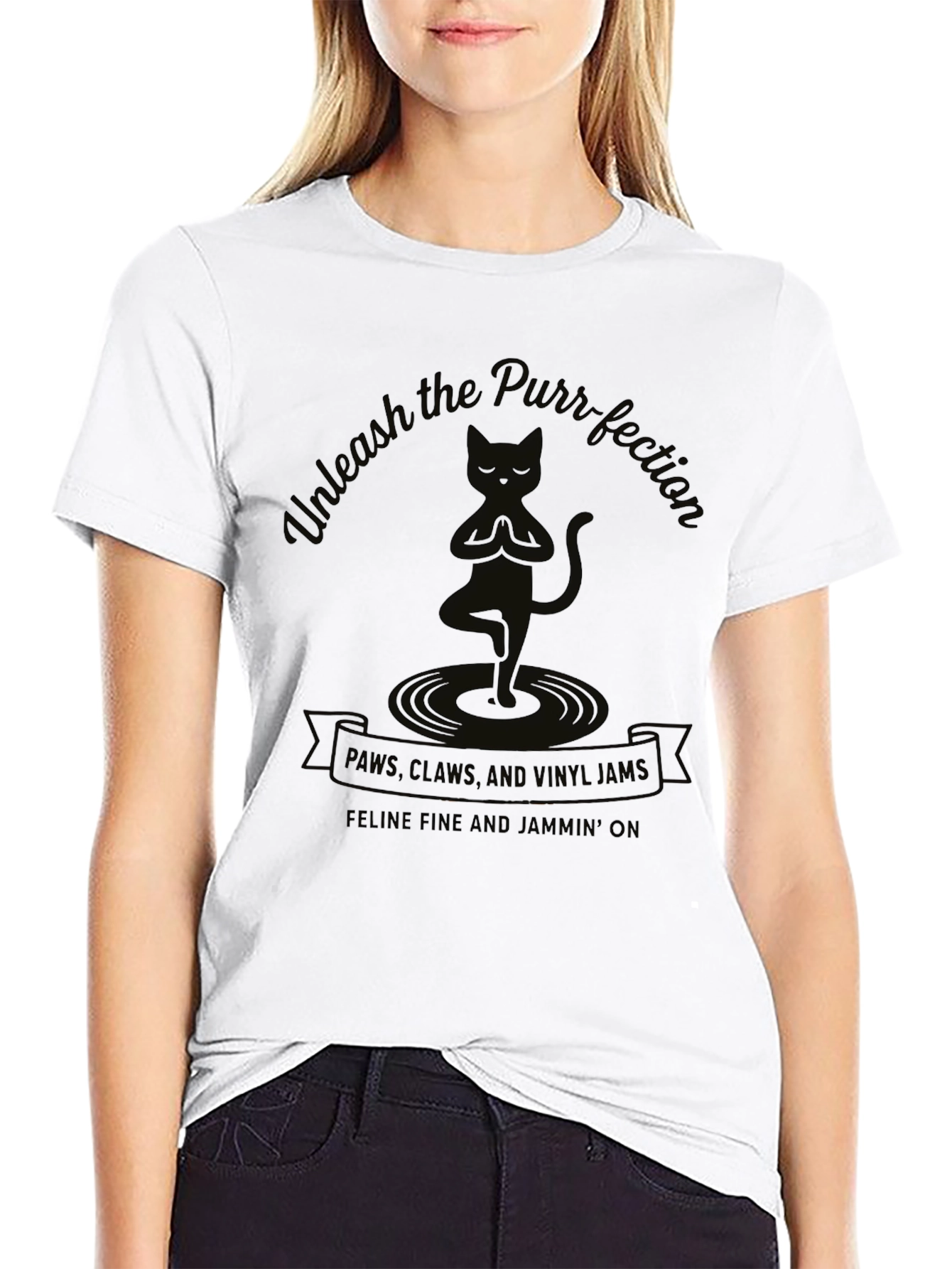 Unleash the Purr-fection T-Shirt - Feline Fine Tee