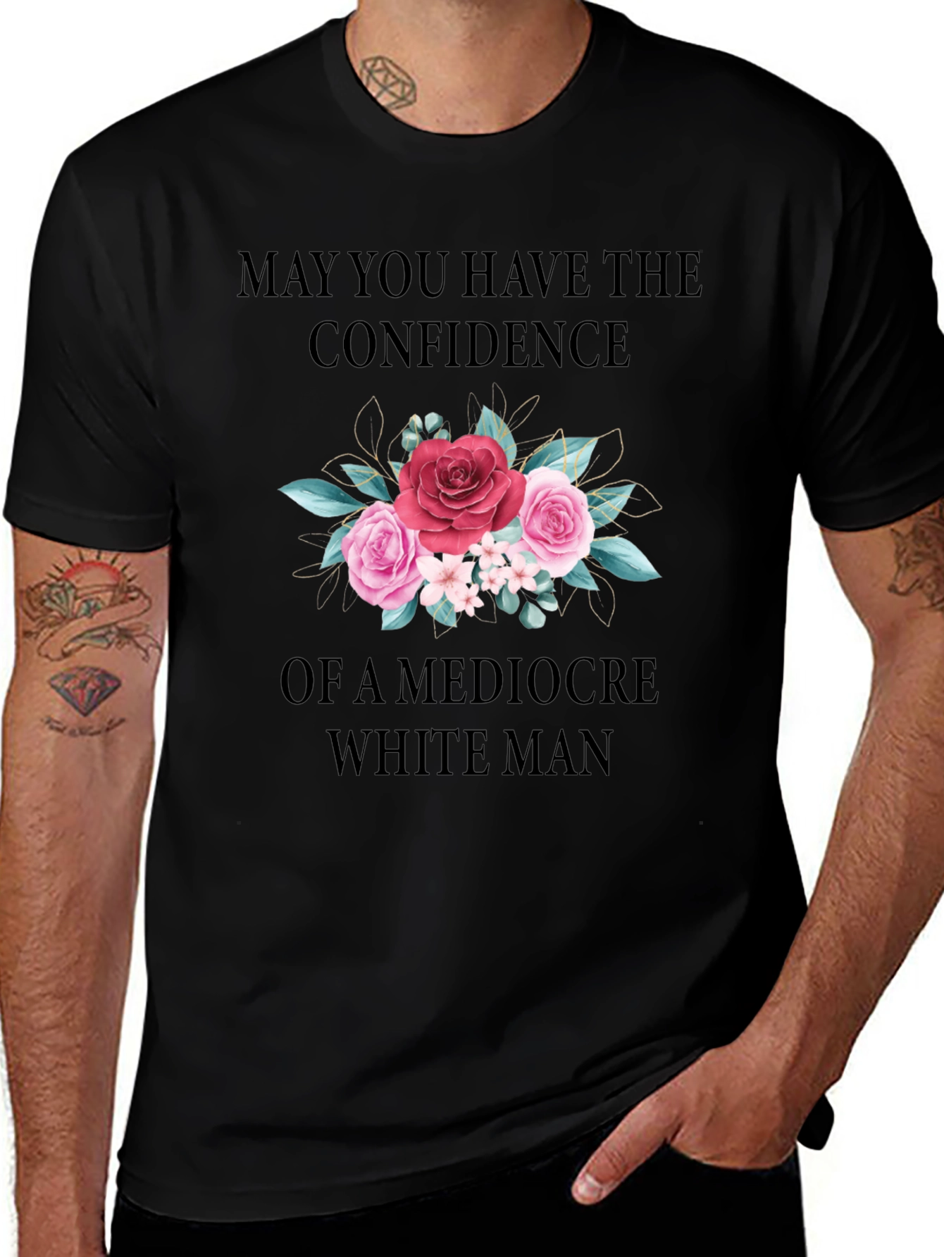 Confidence Graphic Tee - Mediocre White Man