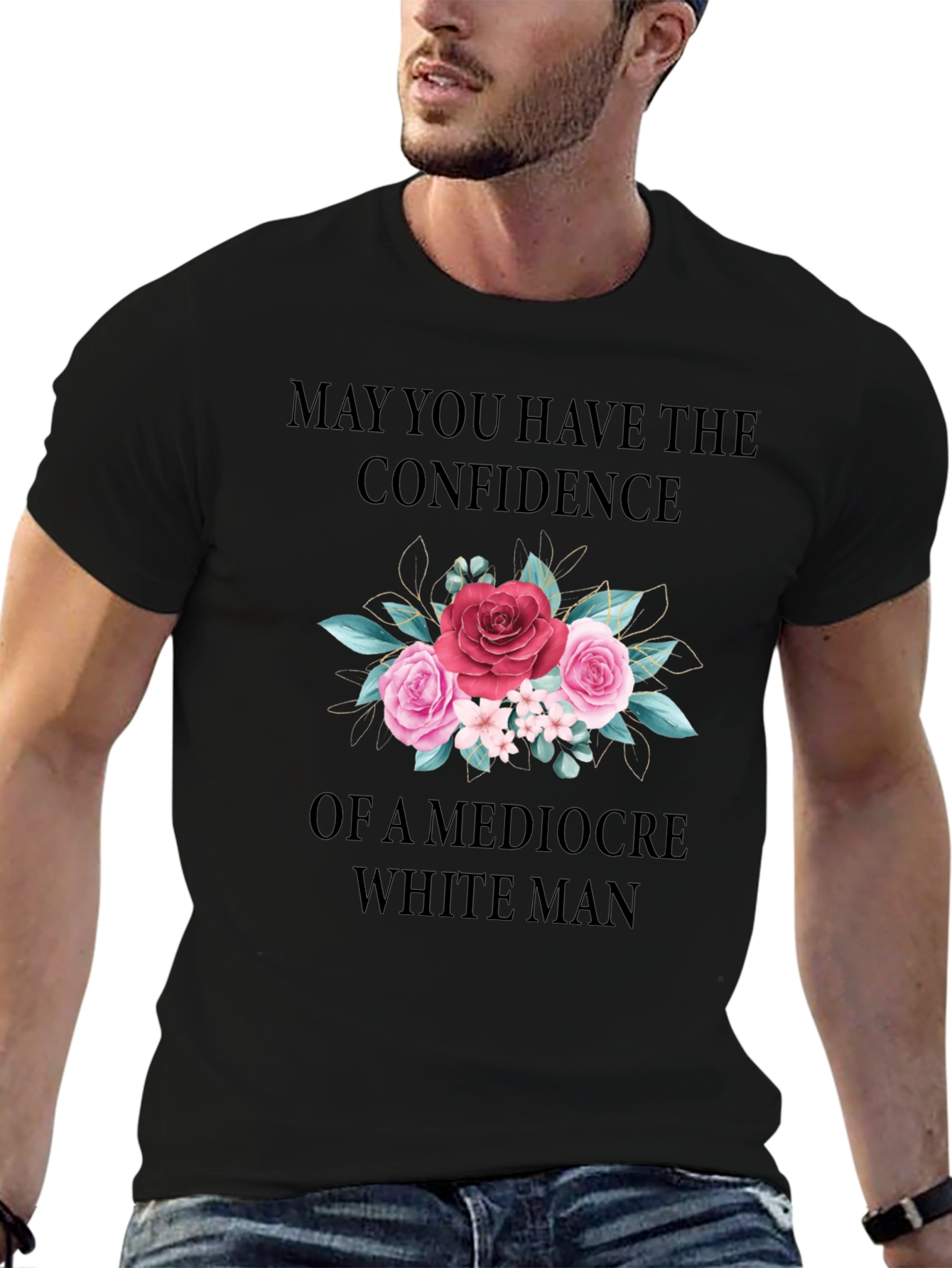 Confidence Graphic Tee - Mediocre White Man