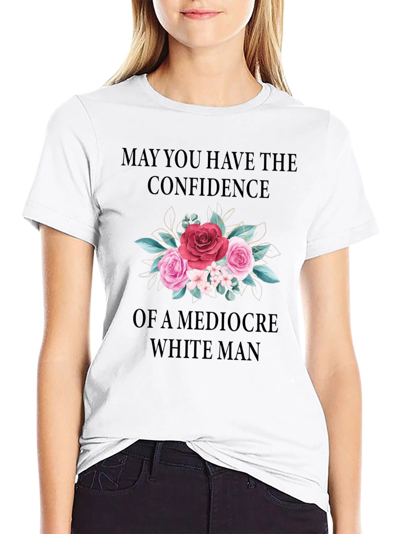 Confidence Graphic Tee - Mediocre White Man