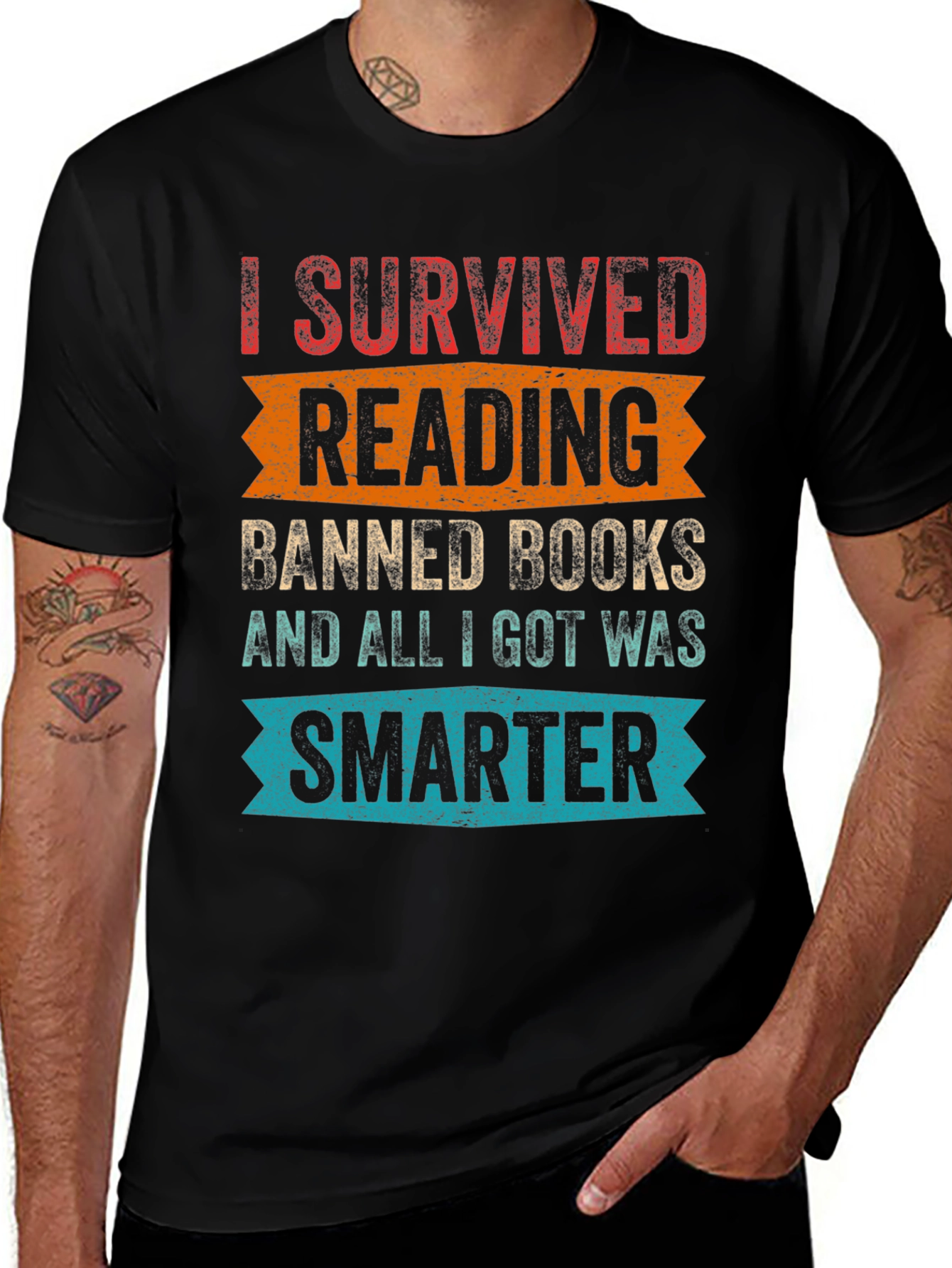 I Survived Reading Banned Books T-Shirt