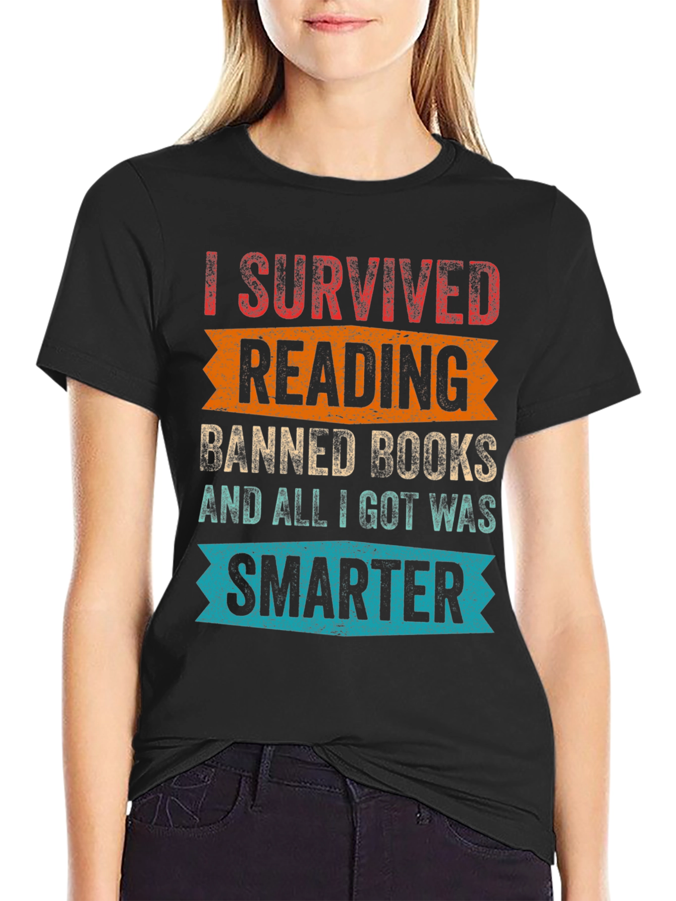 I Survived Reading Banned Books T-Shirt