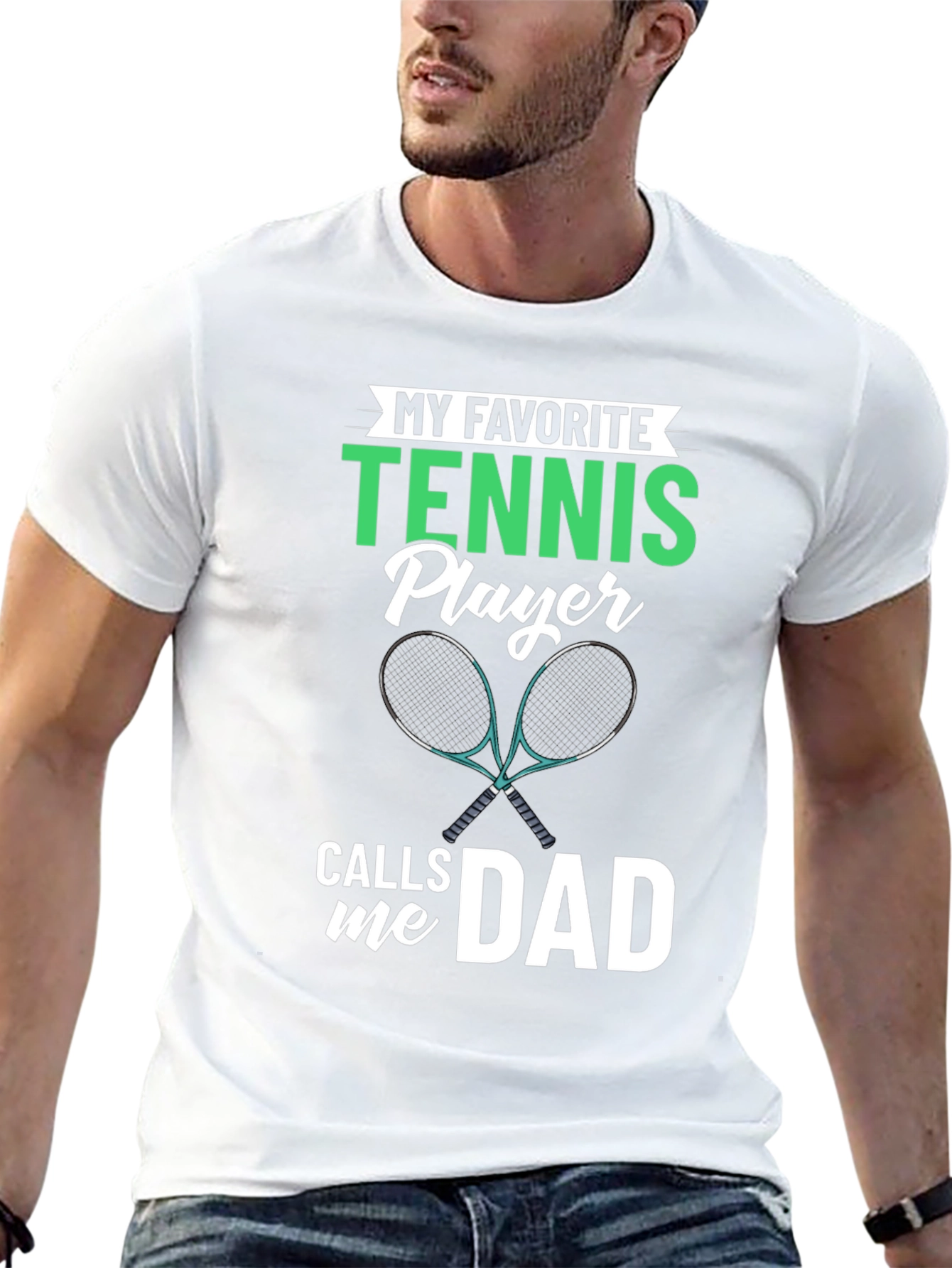 My Favorite Tennis Player Calls Me Dad T-Shirt
