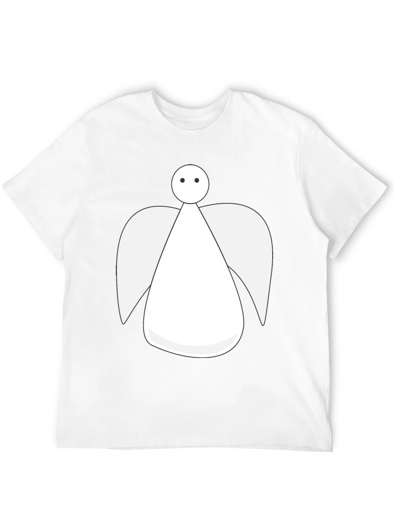 Angel Graphic Tee - Unisex Black T-Shirt