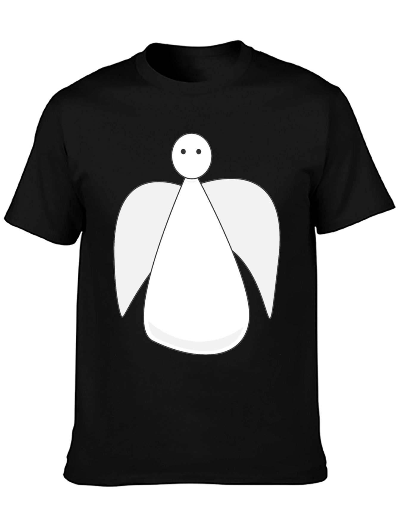 Angel Graphic Tee - Unisex Black T-Shirt