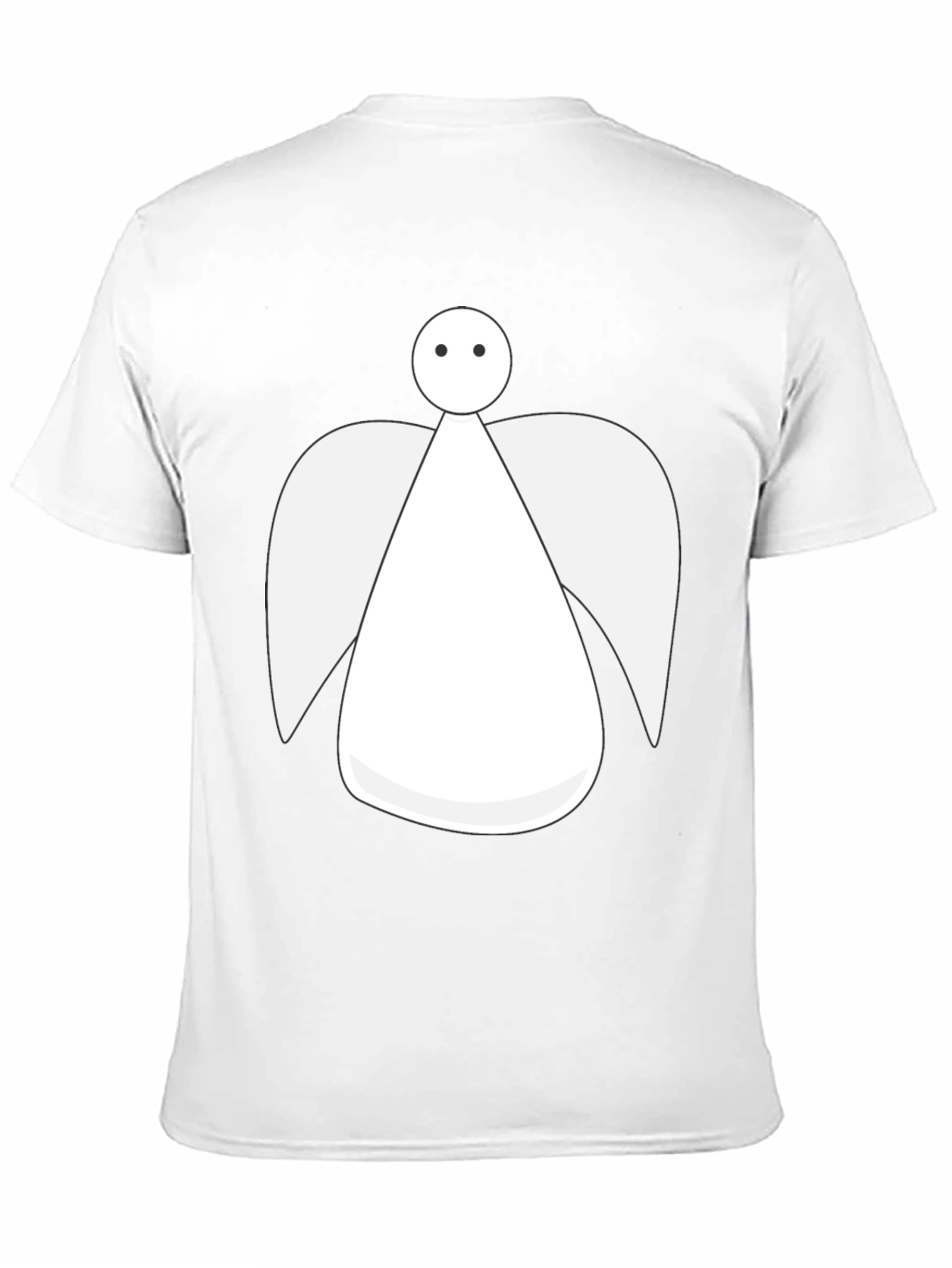 Angel Graphic Tee - Unisex Black T-Shirt