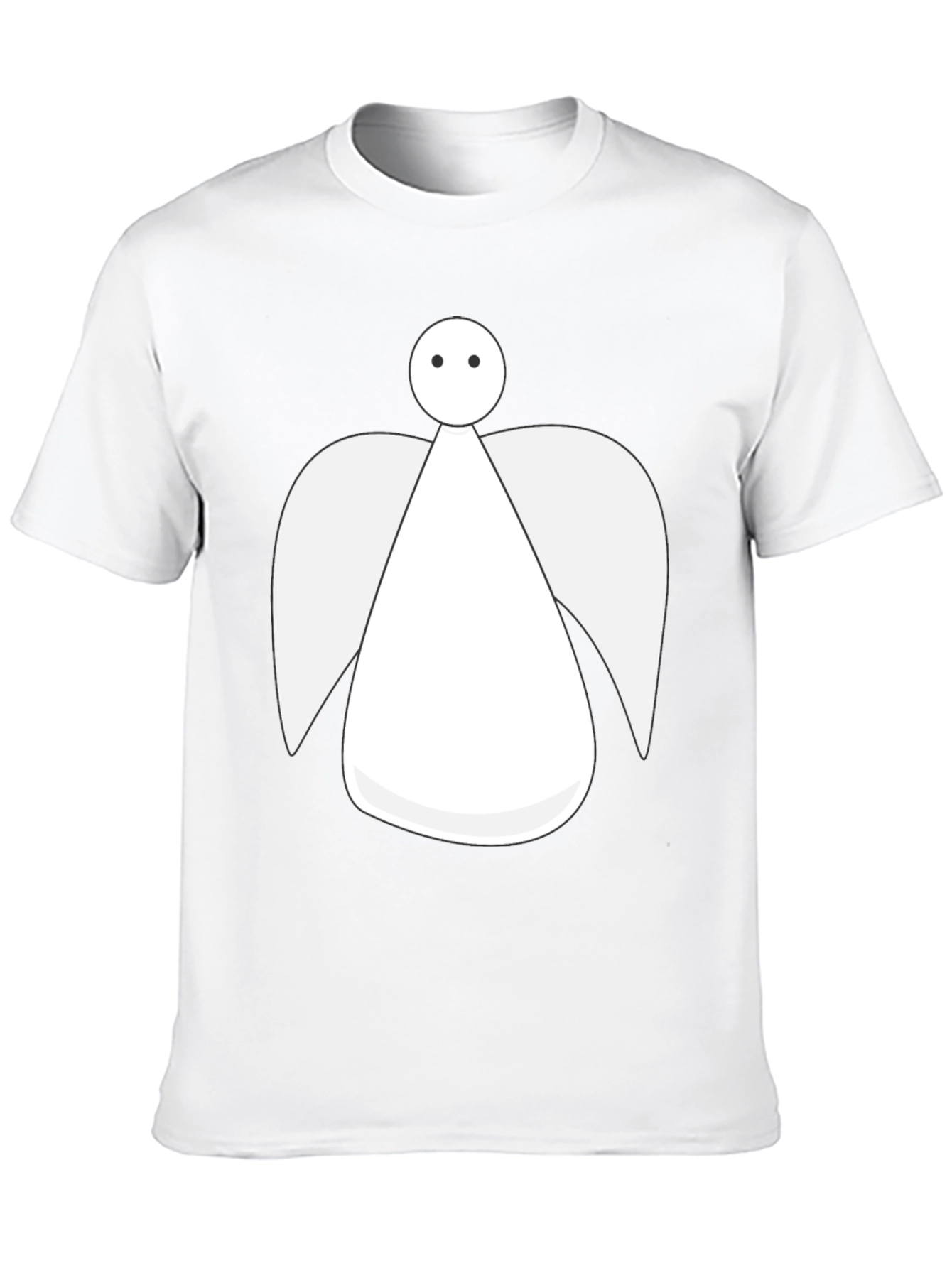 Angel Graphic Tee - Unisex Black T-Shirt