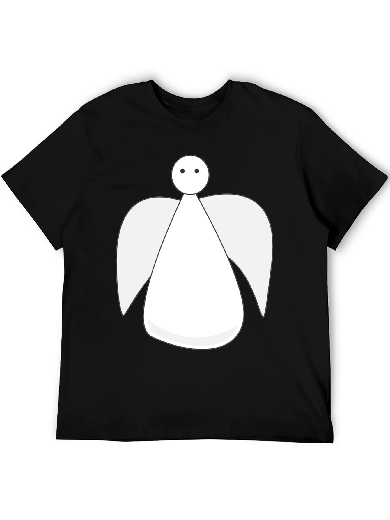 Angel Graphic Tee - Unisex Black T-Shirt