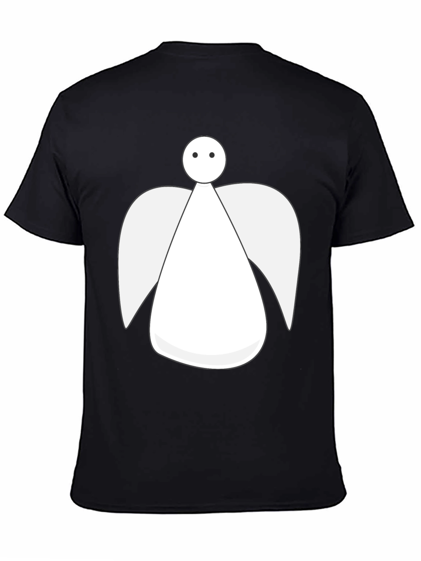 Angel Graphic Tee - Unisex Black T-Shirt