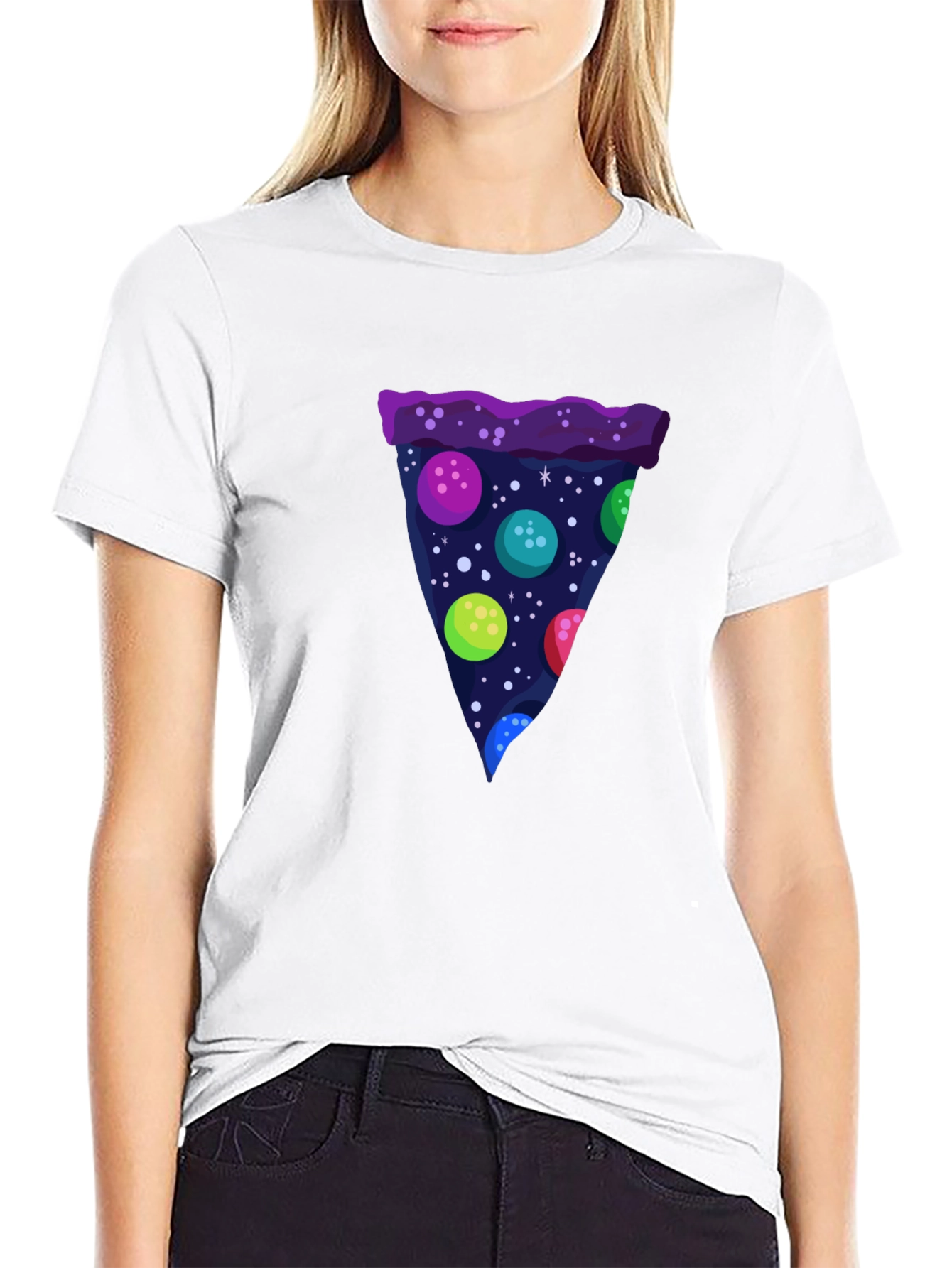 Cosmic Pizza Slice T-Shirt