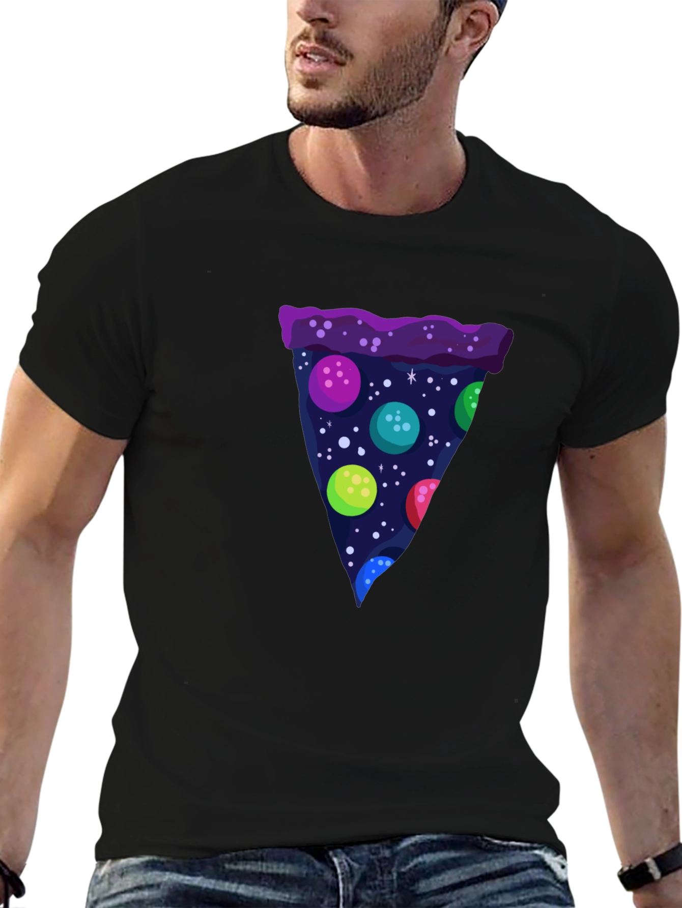 Cosmic Pizza Slice T-Shirt