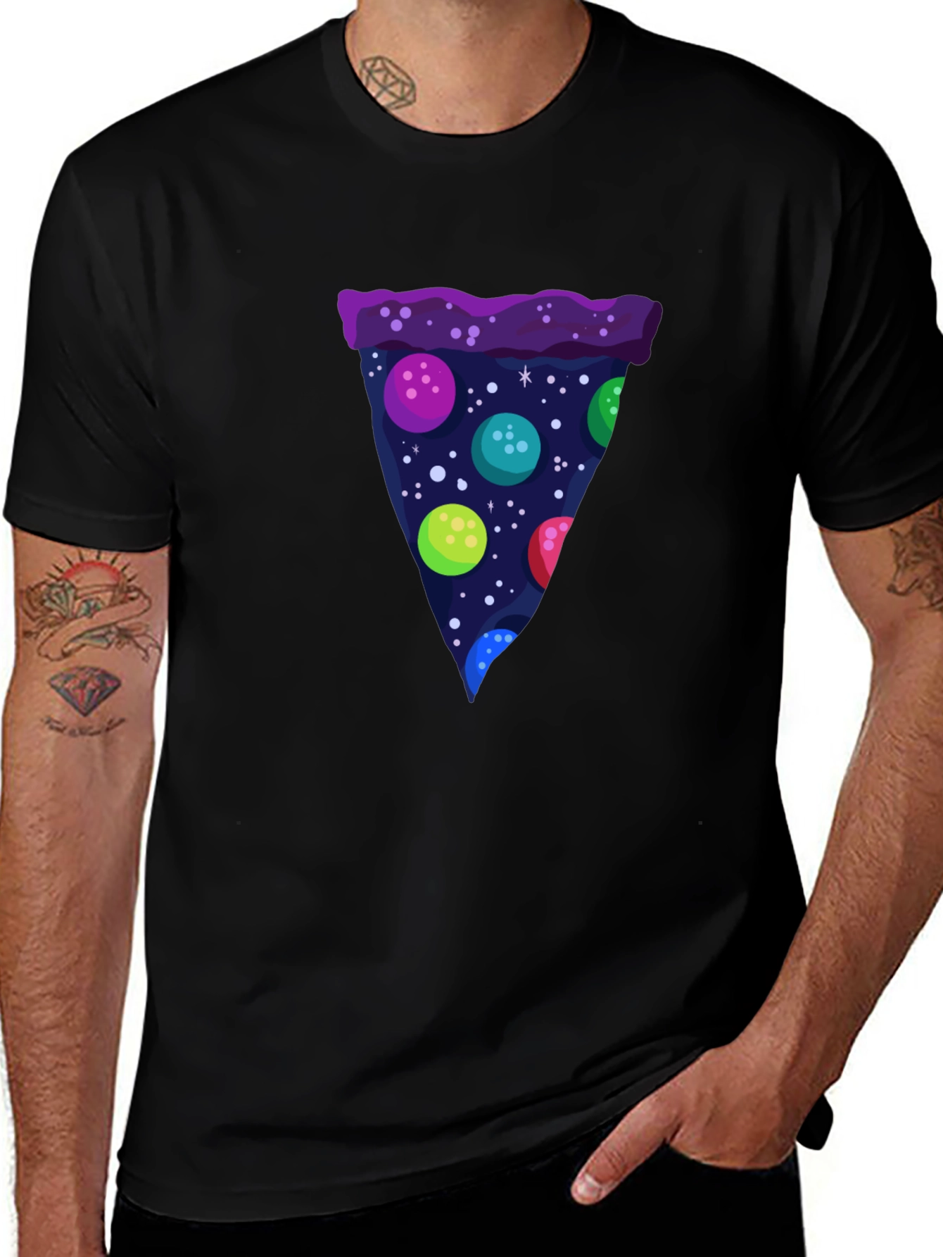 Cosmic Pizza Slice T-Shirt