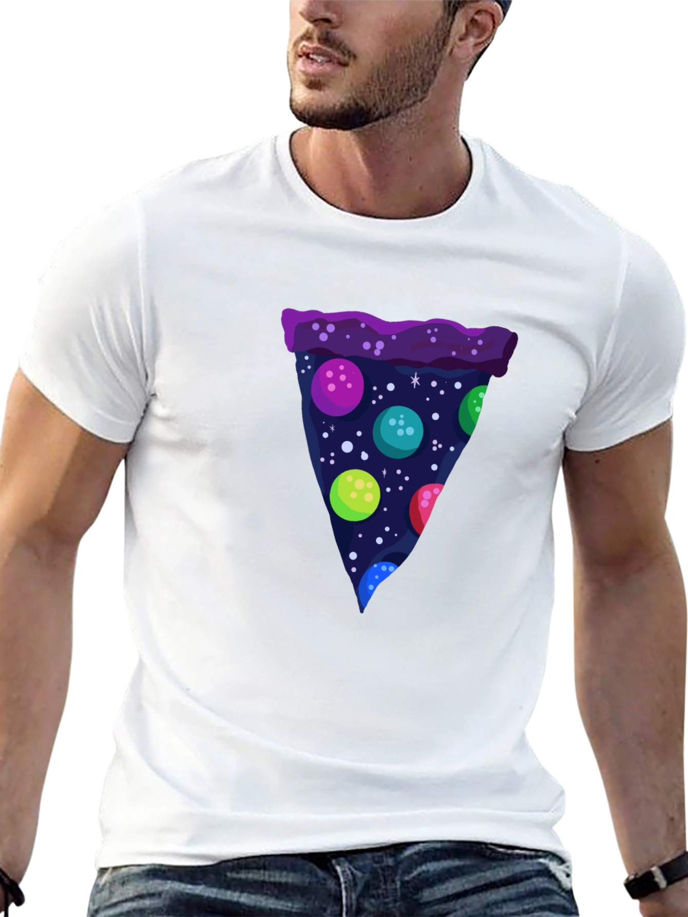 Cosmic Pizza Slice T-Shirt