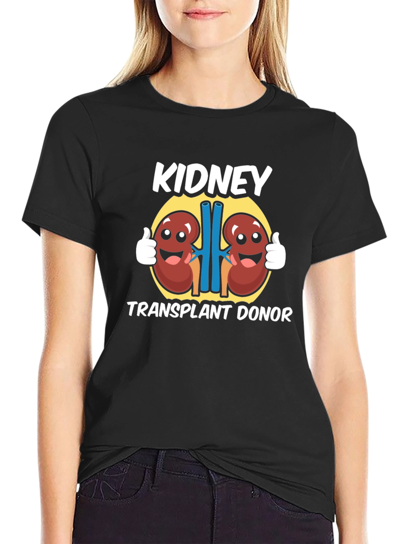 Kidney Transplant Donor Graphic Tee - Black