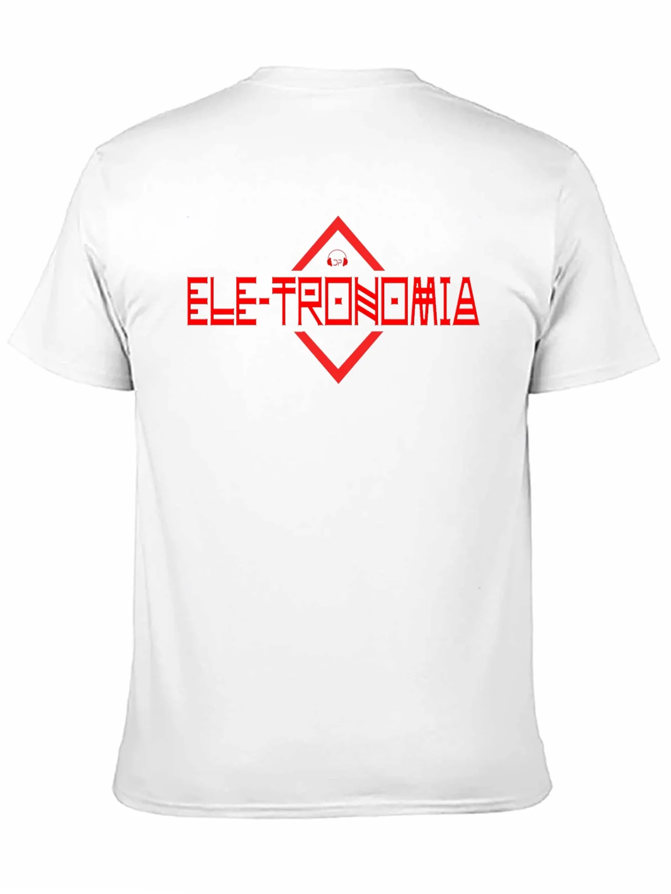 Electronomia Red Graphic Black T-Shirt