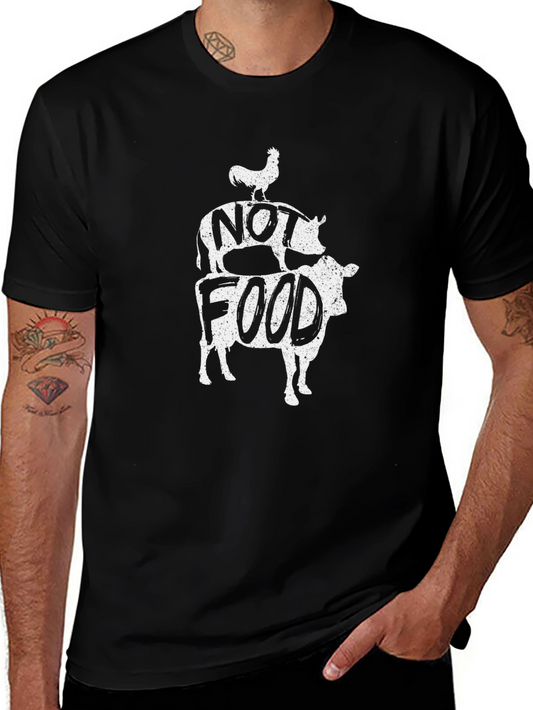Vegan Not Food Animal Graphic T-Shirt