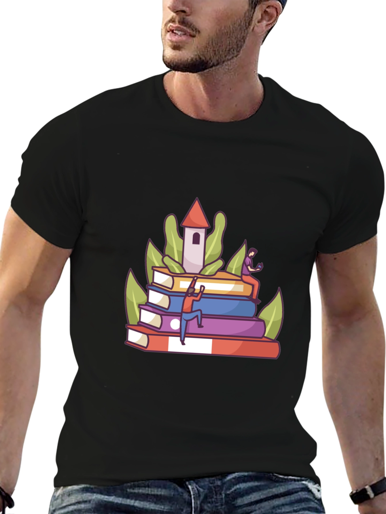 Book Lovers Tower T-Shirt