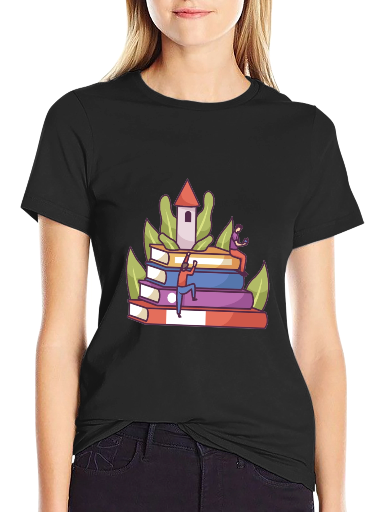 Book Lovers Tower T-Shirt