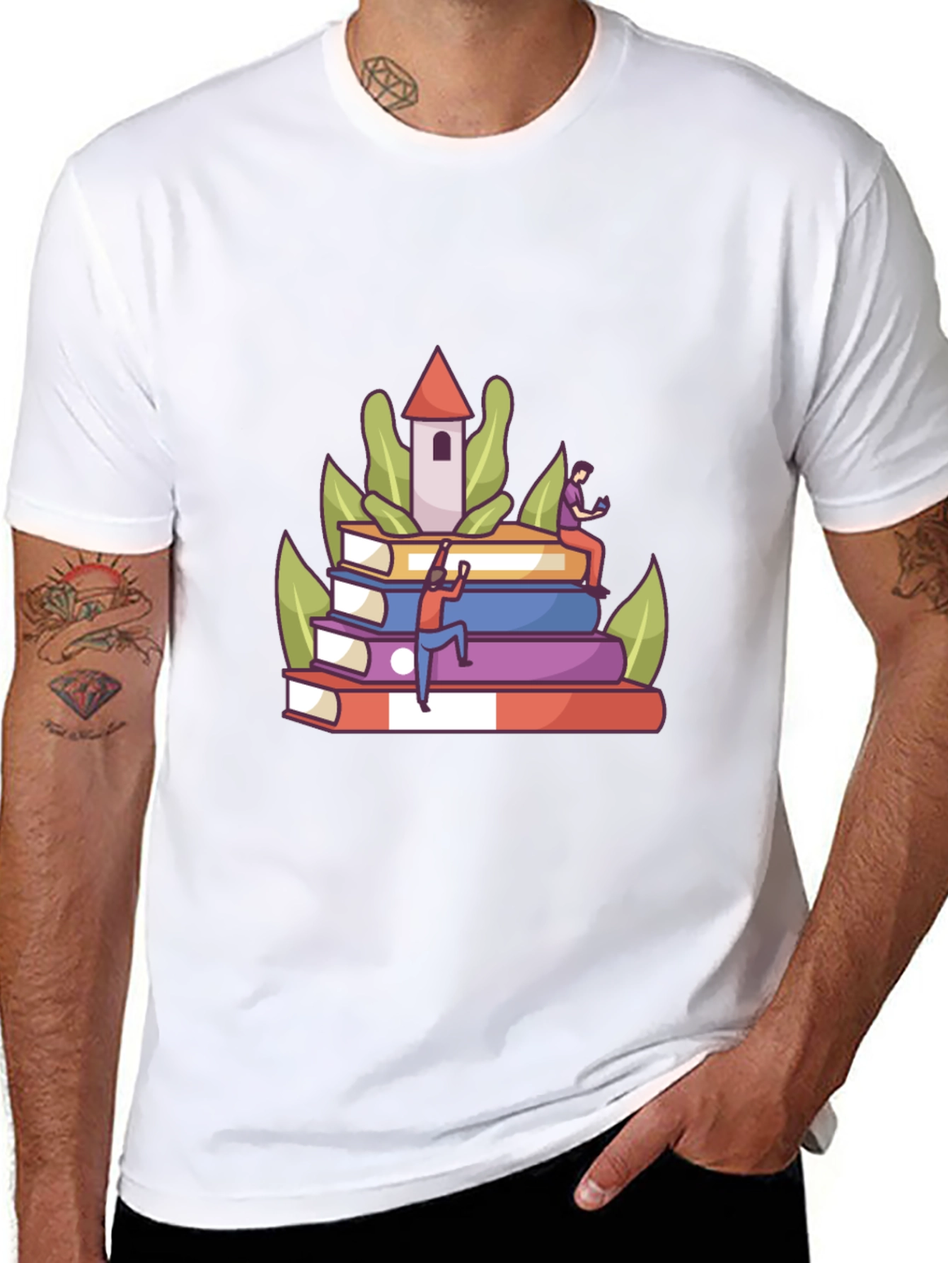 Book Lovers Tower T-Shirt