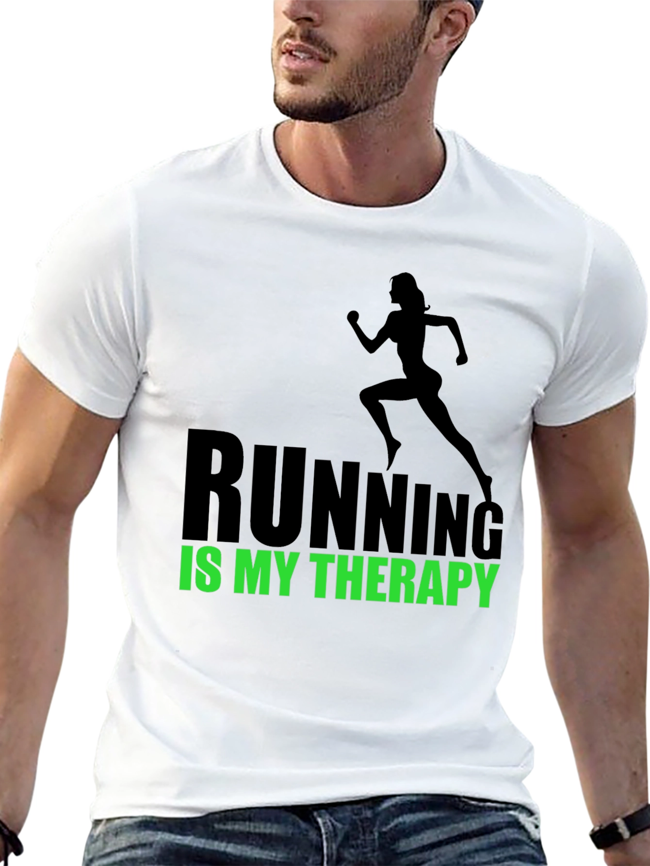 Running is My Therapy Tee