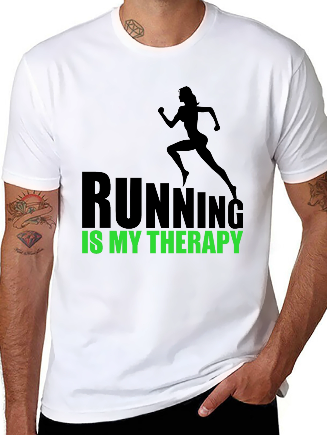 Running is My Therapy Tee