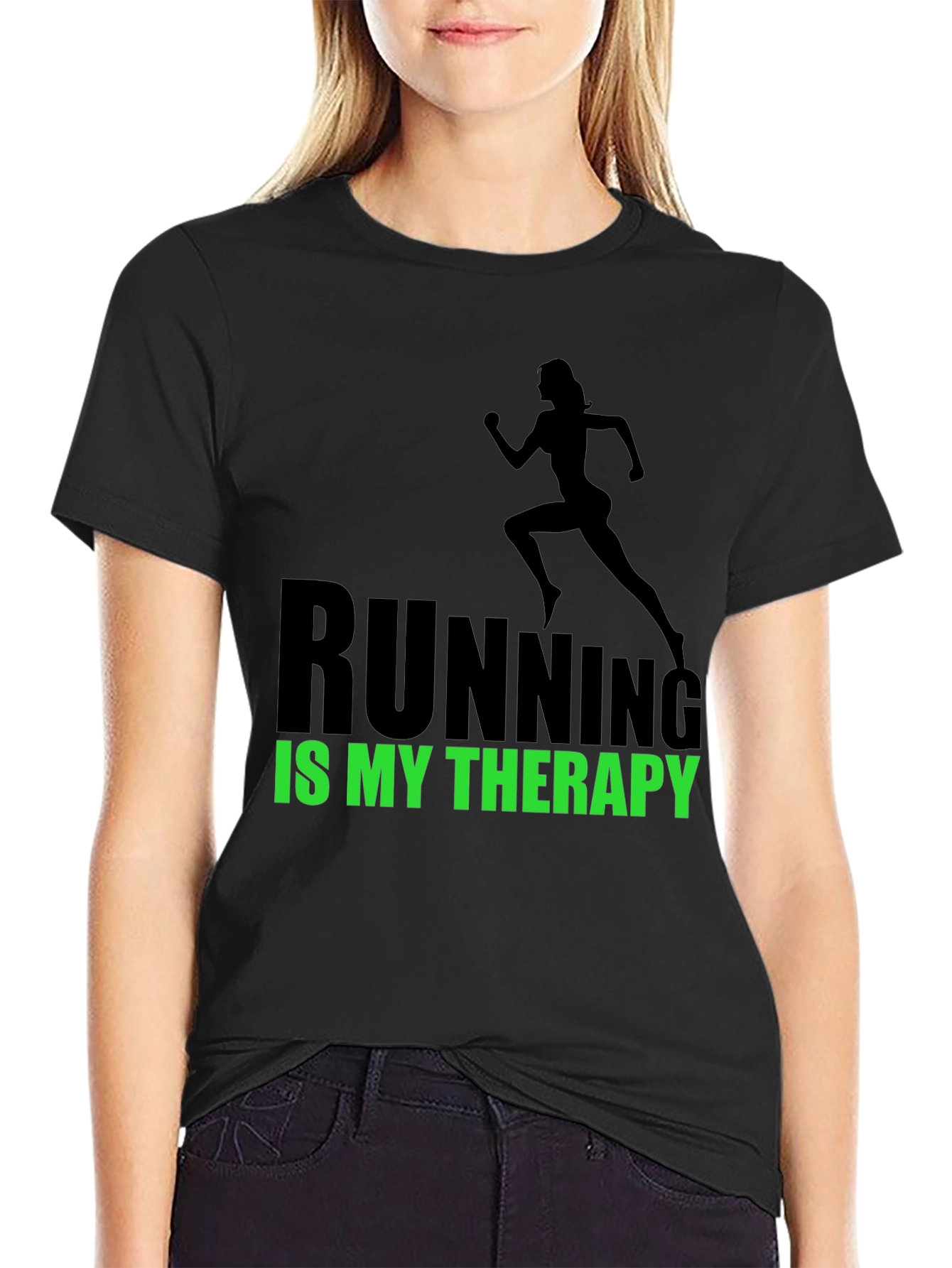 Running is My Therapy Tee