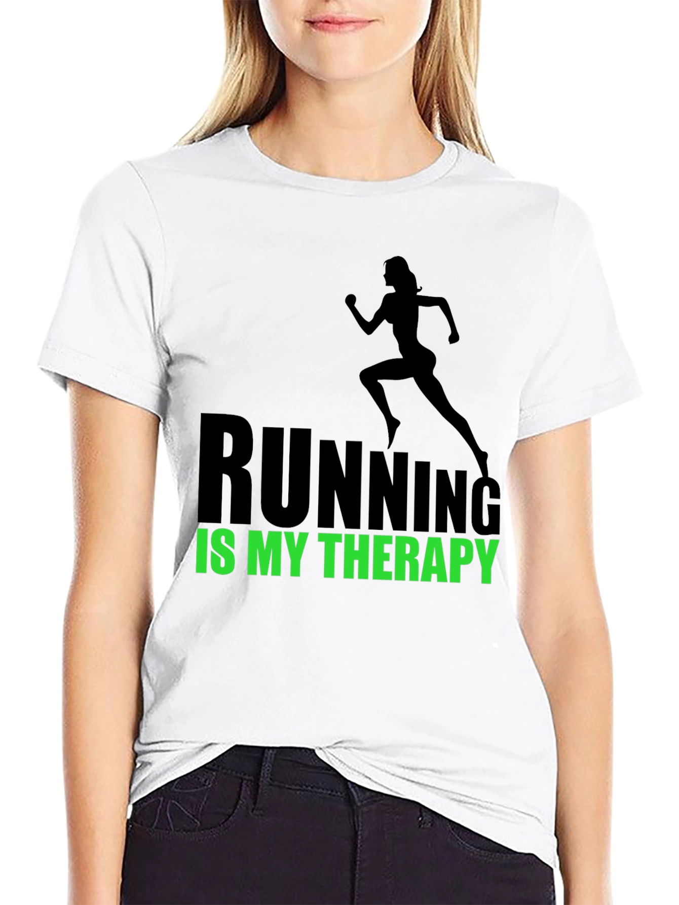 Running is My Therapy Tee