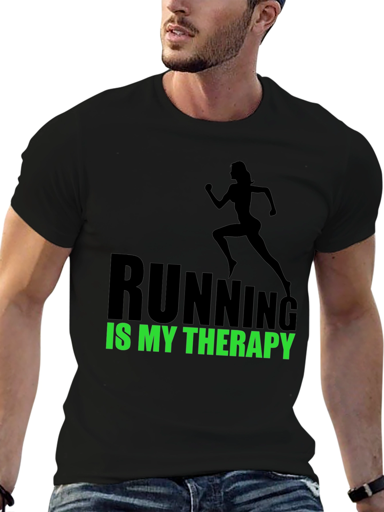 Running is My Therapy Tee