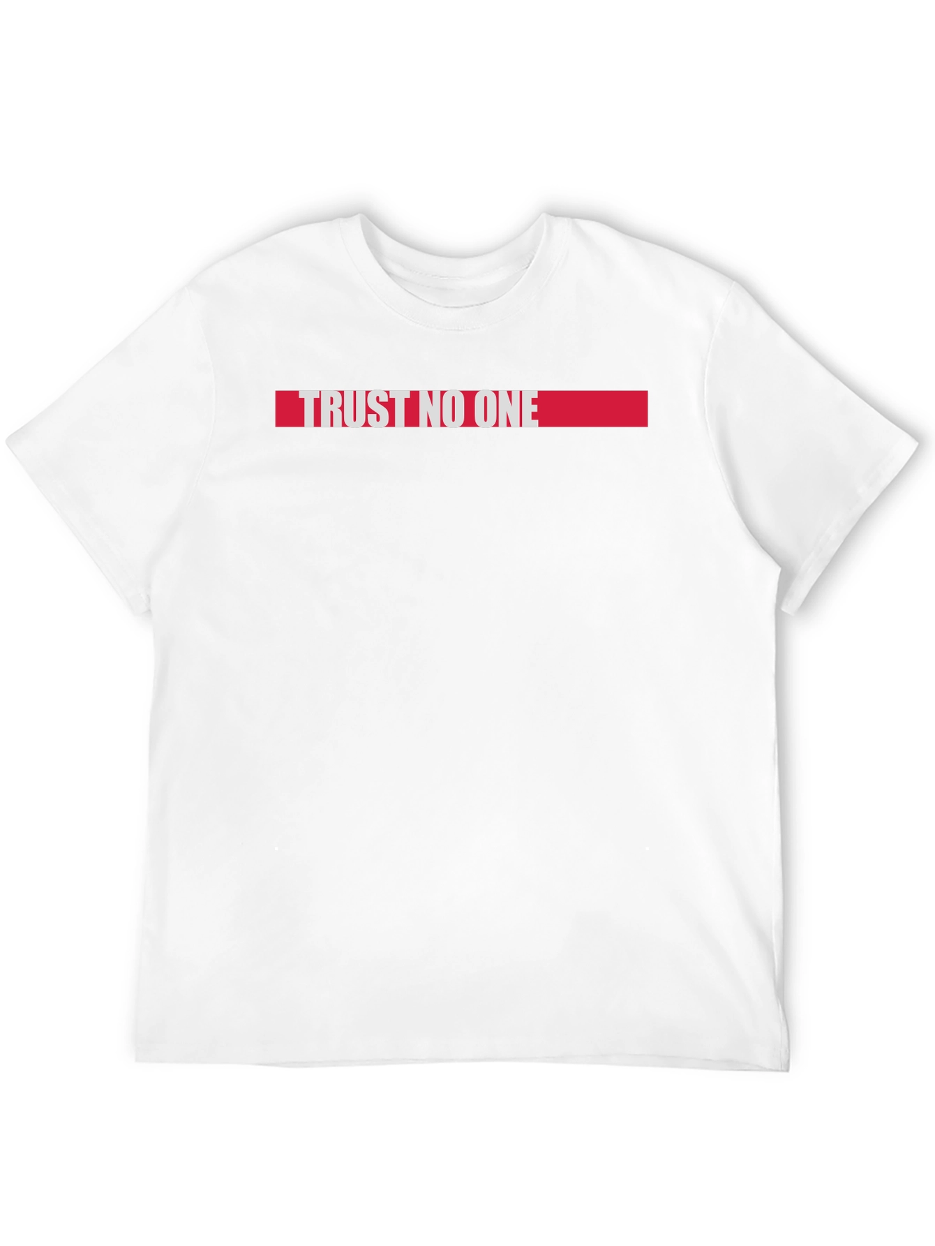 Trust No One Graphic Tee - Black