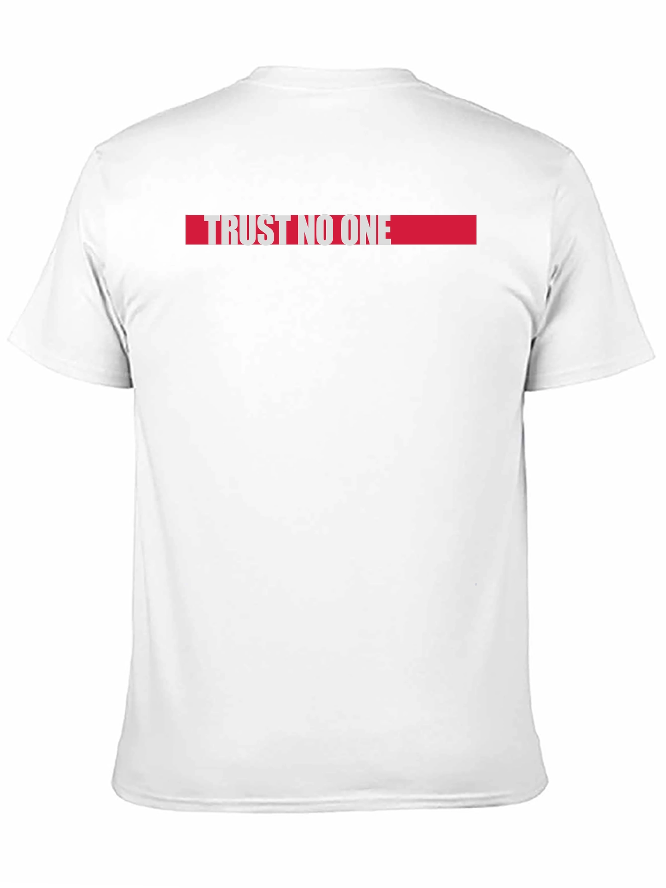 Trust No One Graphic Tee - Black
