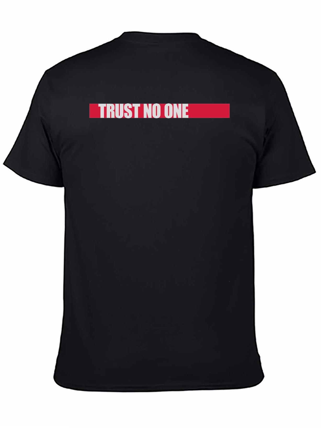 Trust No One Graphic Tee - Black