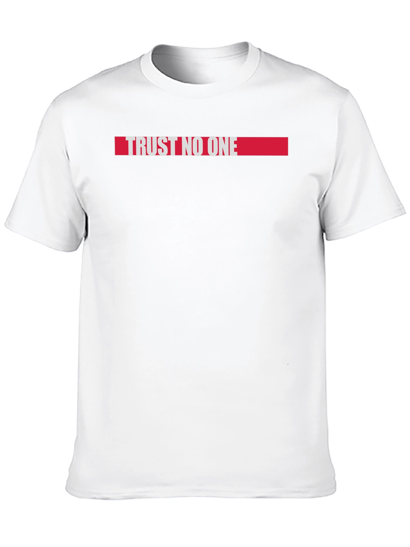 Trust No One Graphic Tee - Black