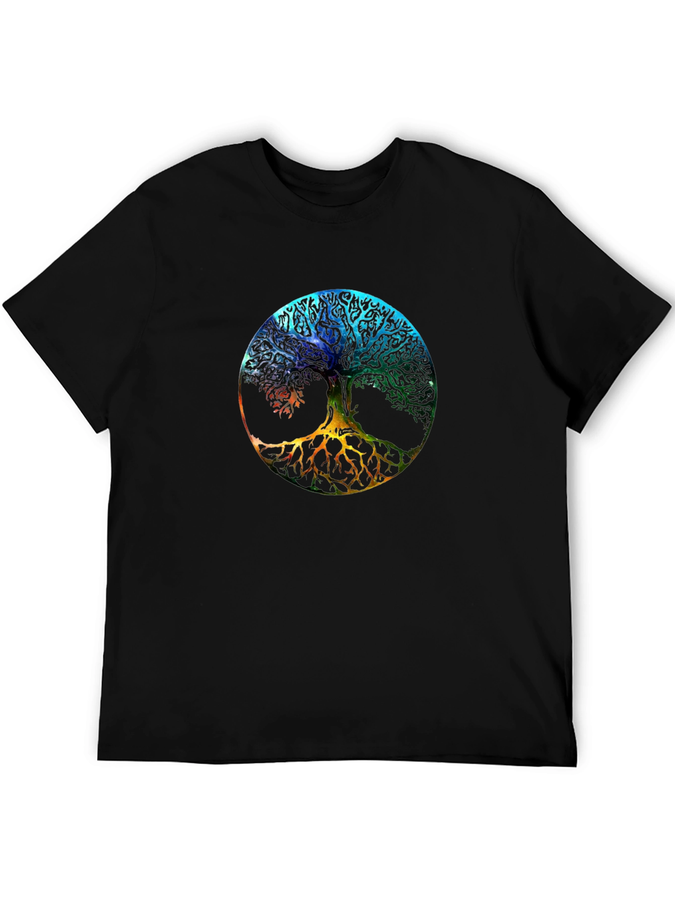 Tree of Life Graphic T-Shirt - Mens Black Tee
