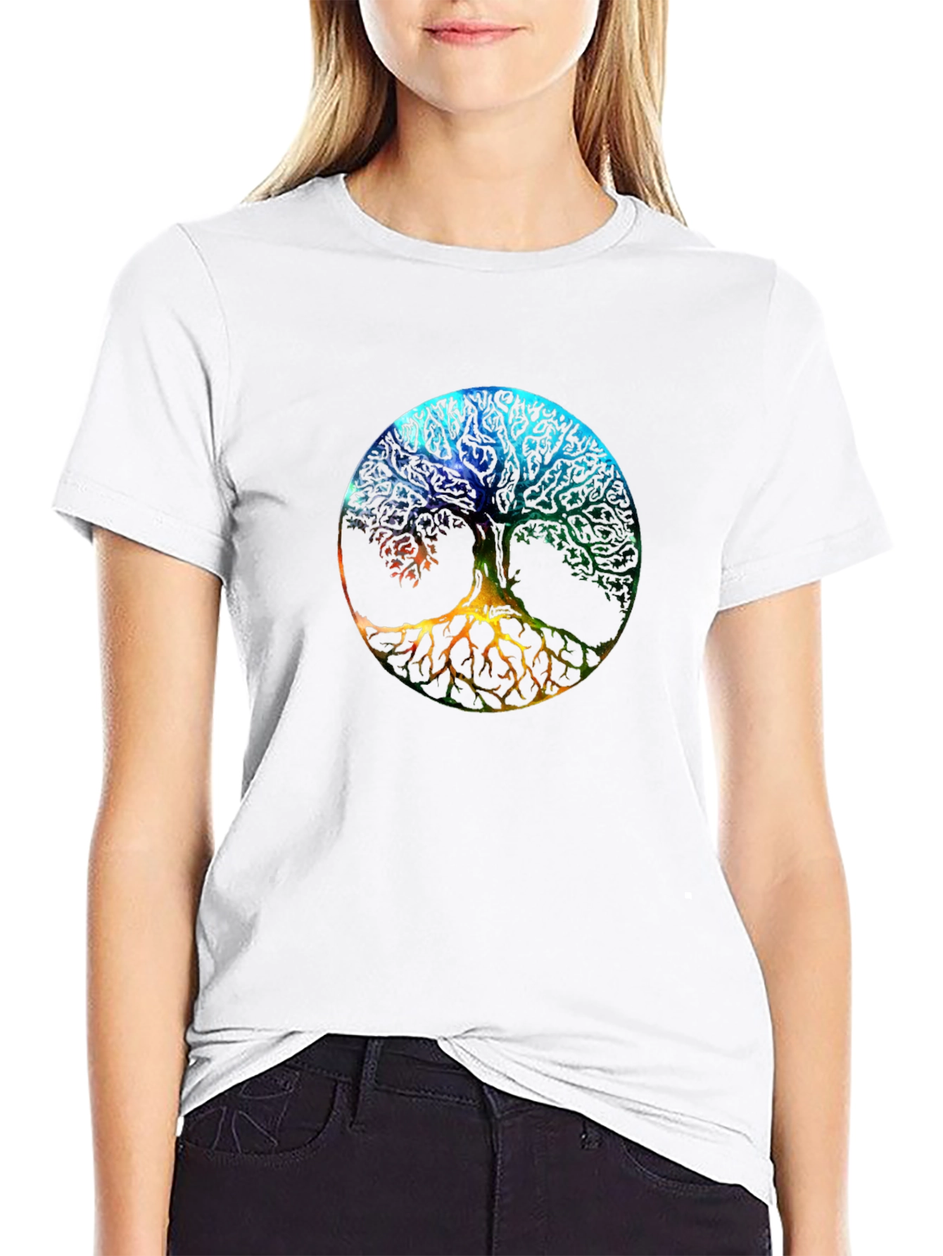 Tree of Life Graphic T-Shirt - Mens Black Tee