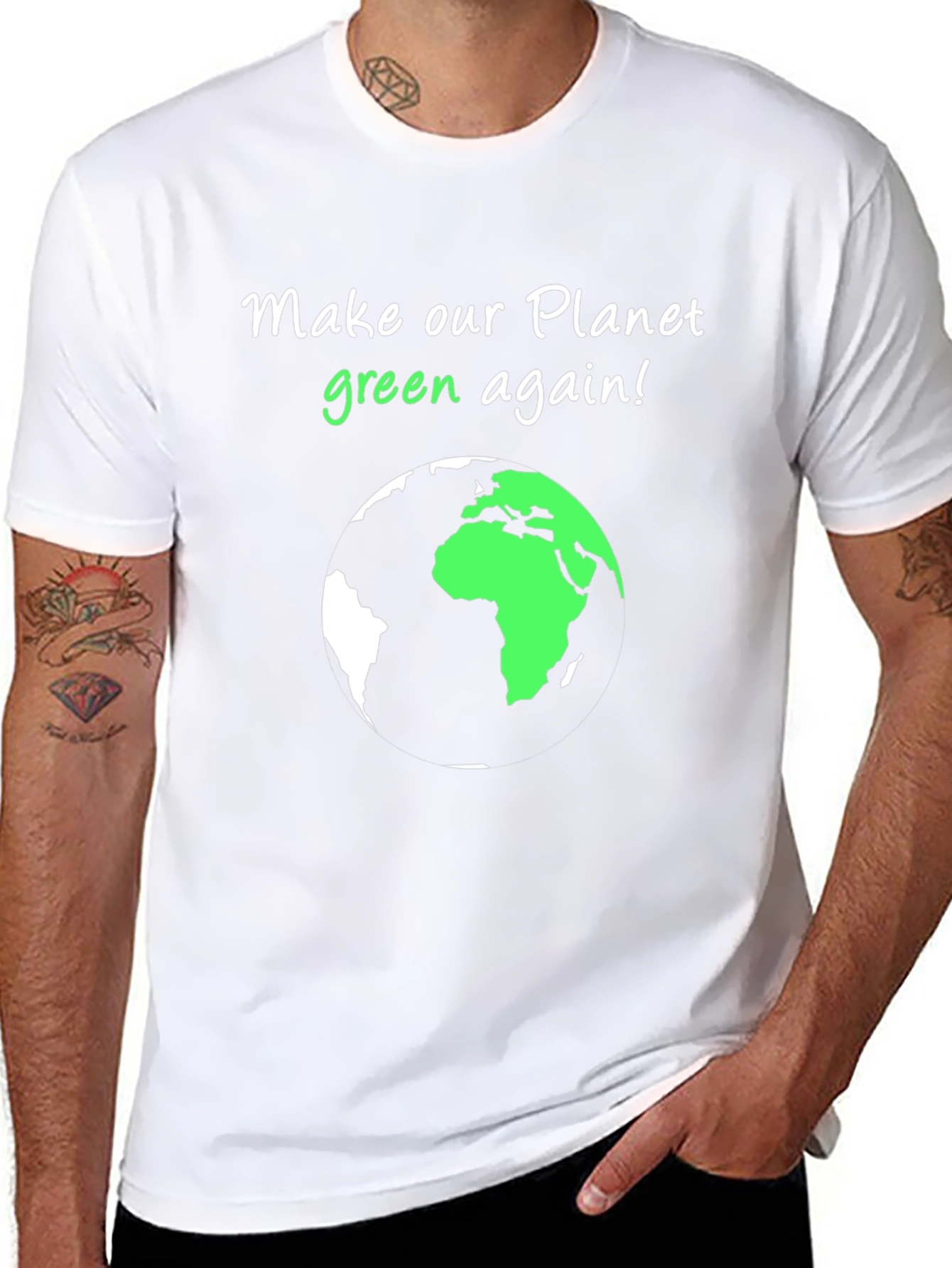 Eco-Friendly Make Our Planet Green Again Graphic Tee