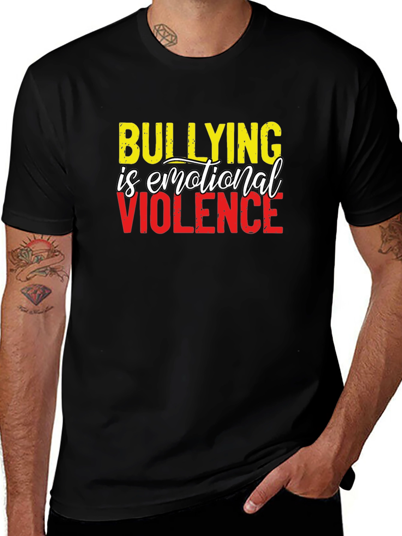 Bullying is Emotional Violence T-Shirt